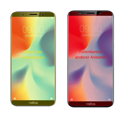 2x 3D Full Cover Schutzfolie für TP-Link Neffos C9A