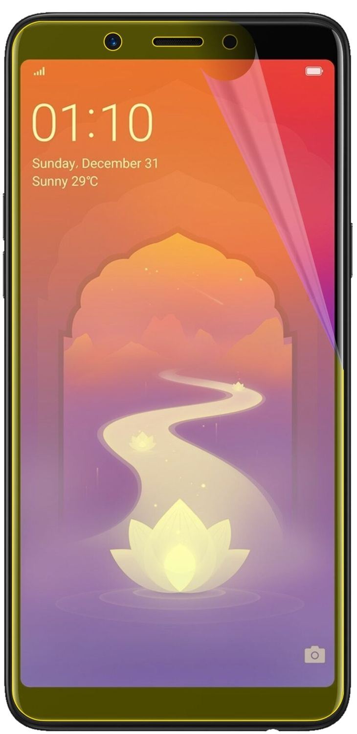 2x 3D Full Cover Schutzfolie für Oppo Realme 1