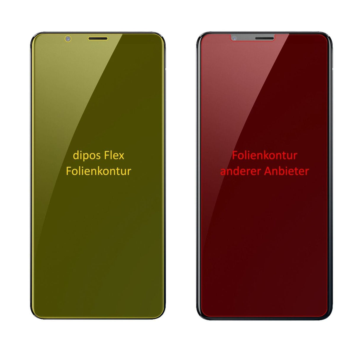 2x 3D Full Cover Schutzfolie für Nubia Red Magic