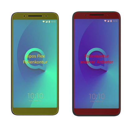 2x 3D Full Cover Schutzfolie für Alcatel 3