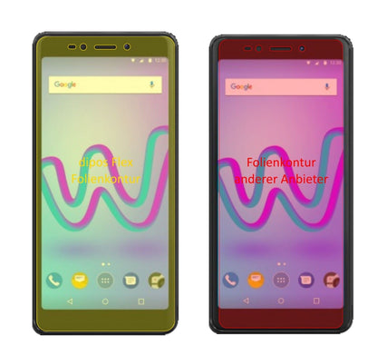 2x 3D Full Cover Schutzfolie für Wiko Jerry 3