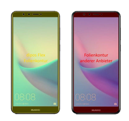 2x 3D Full Cover Schutzfolie für Huawei Enjoy 8e