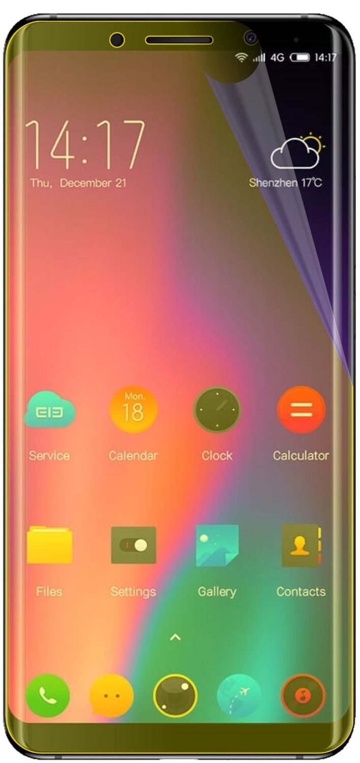 2x 3D Full Cover Schutzfolie für Elephone U Pro