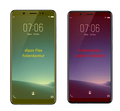 2x 3D Full Cover Schutzfolie für Vivo V7