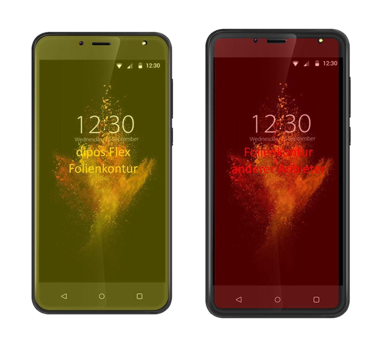 2x 3D Full Cover Schutzfolie für Wieppo S6 Lite