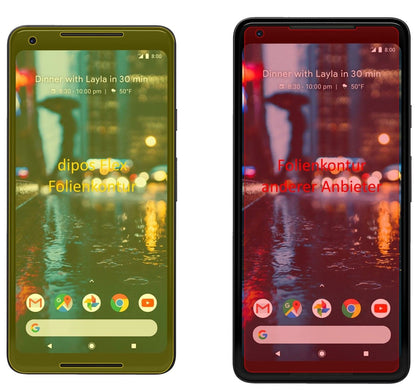 3x 3D Full Cover Schutzfolie für Google Pixel 2 XL