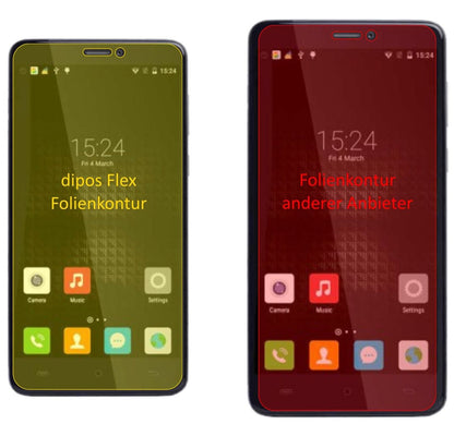3x 3D Full Cover Schutzfolie für Cubot Max