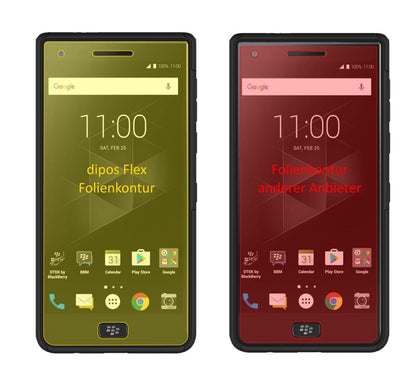 2x 3D Full Cover Schutzfolie für Blackberry Motion