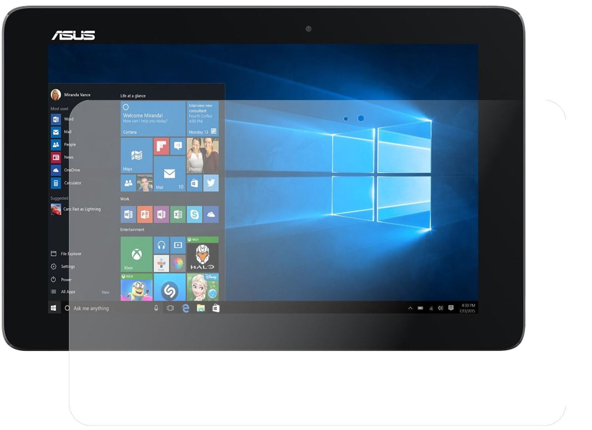 1x 9H Schutzfolie matt für Asus Transformer Book T100HA Panzerfolie