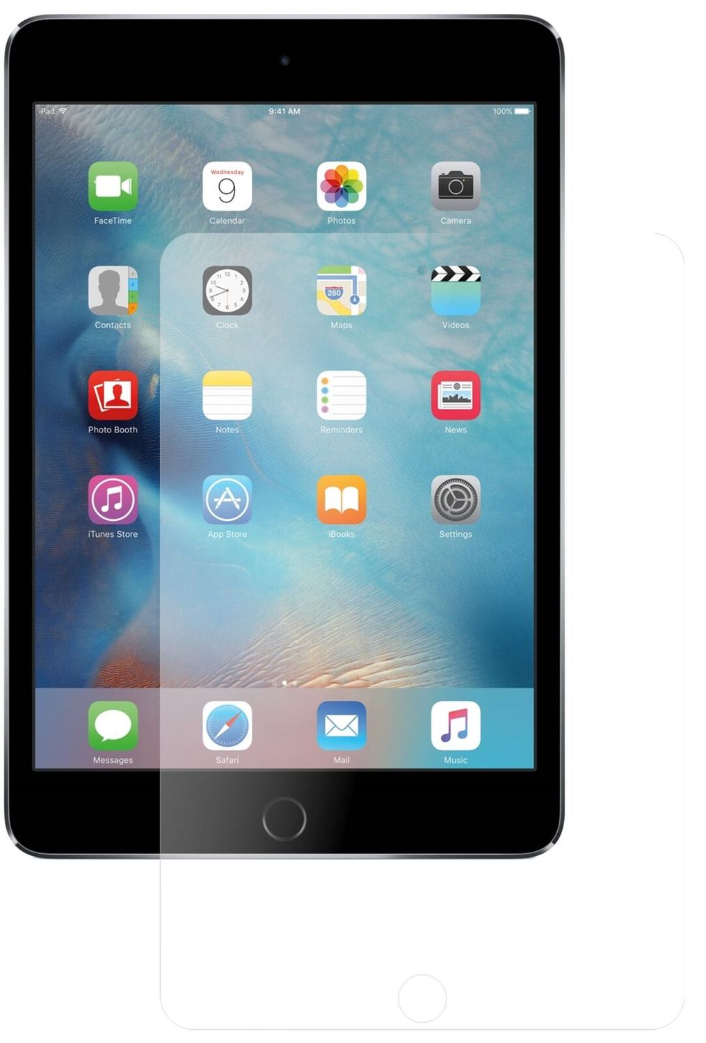 1x 9H Schutzfolie matt für Apple iPad Mini 4 Panzerfolie