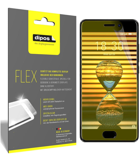 3x 3D Full Cover Schutzfolie für Meizu Pro 7