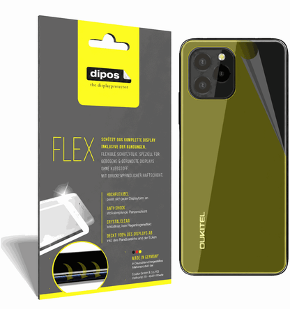 2x 3D Full Cover Schutzfolie für Oukitel C21 Pro Rückseite