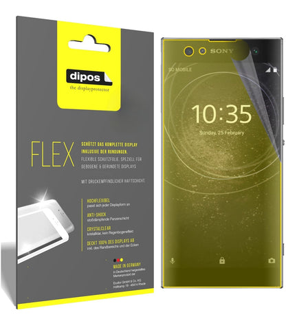 2x 3D Full Cover Schutzfolie für Sony Xperia XA2 Ultra