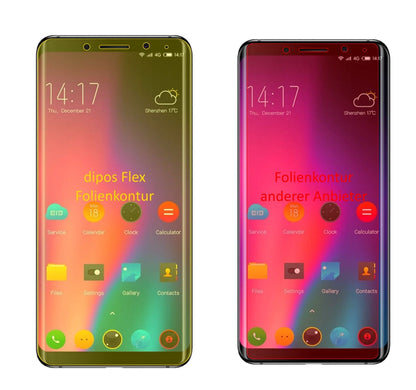 3x 3D Full Cover Schutzfolie für Elephone U Pro