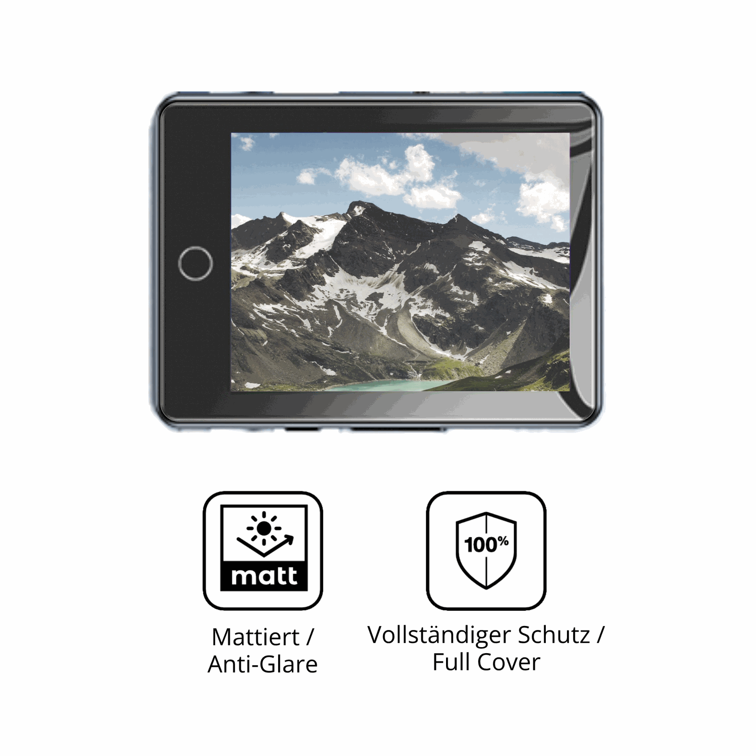 Flexible TPU-Folie passend zugeschnitten für AGPTEK U6, vollständige Abdeckung