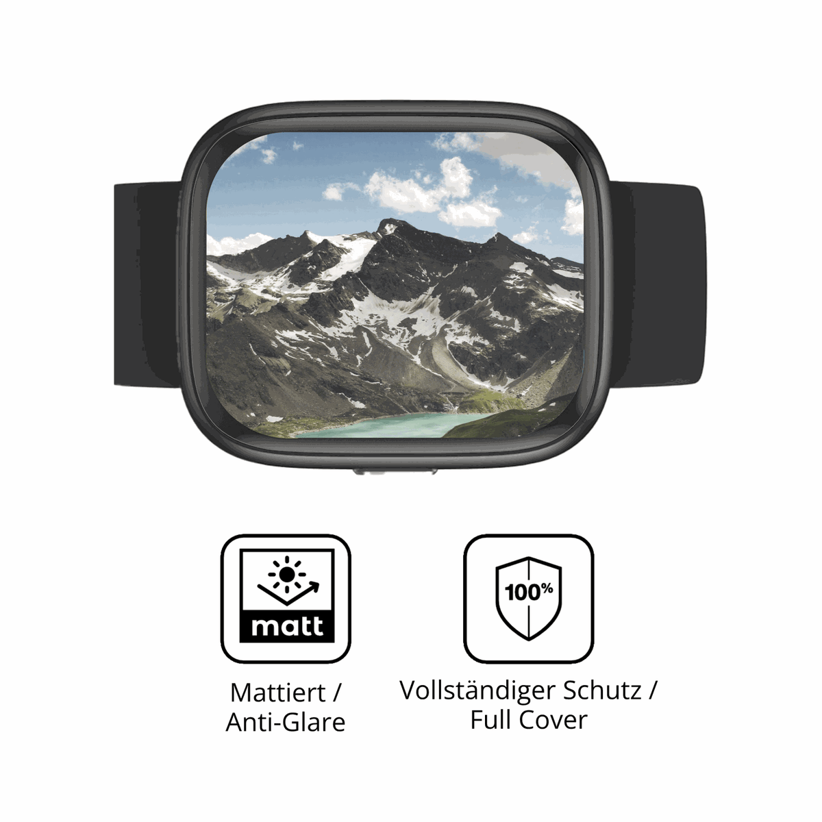 Flexible TPU-Folie passend zugeschnitten f�r Cillso IDW26 1.83 Zoll, vollst�ndige Abdeckung
