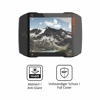 Flexible TPU-Folie passend zugeschnitten für CUBE Race Peak, vollständige Abdeckung