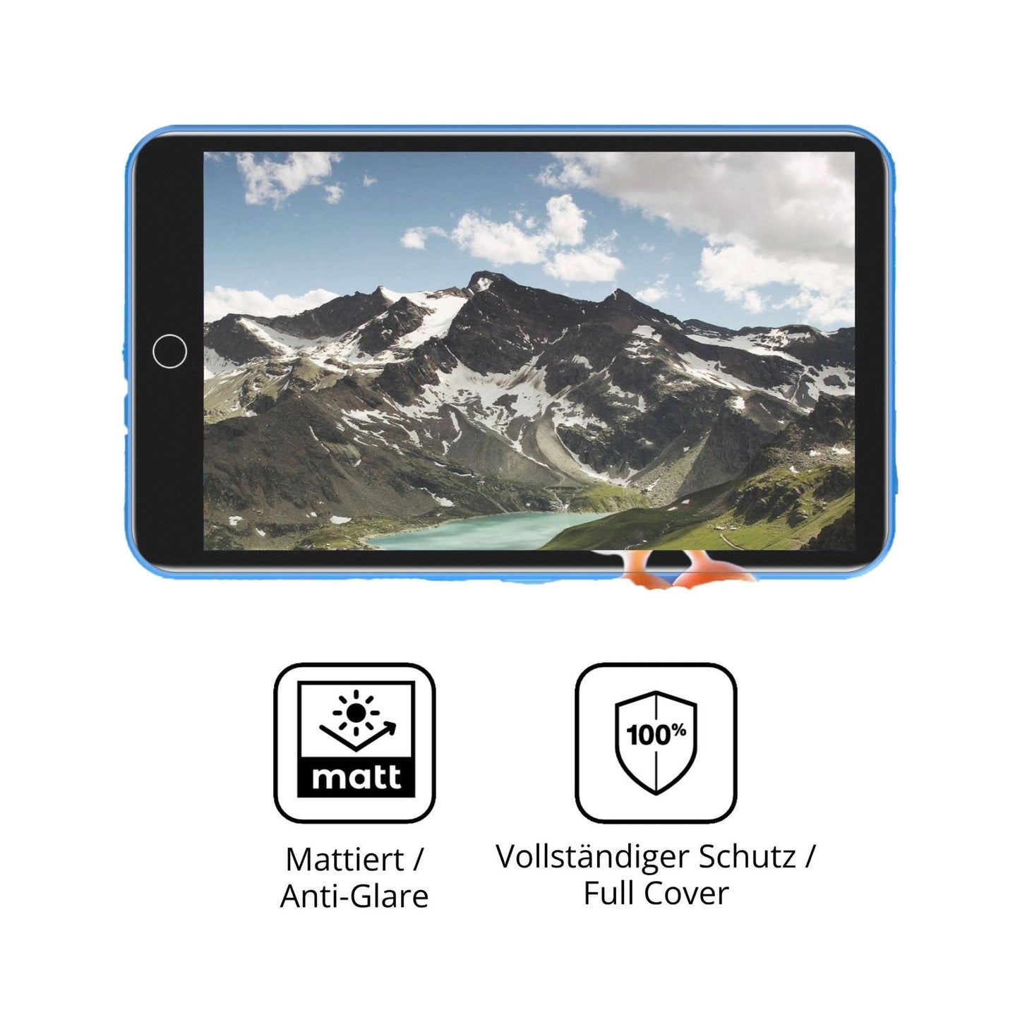 Flexible TPU-Folie passend zugeschnitten für Diofox M8 MP3-Player, vollständige Abdeckung
