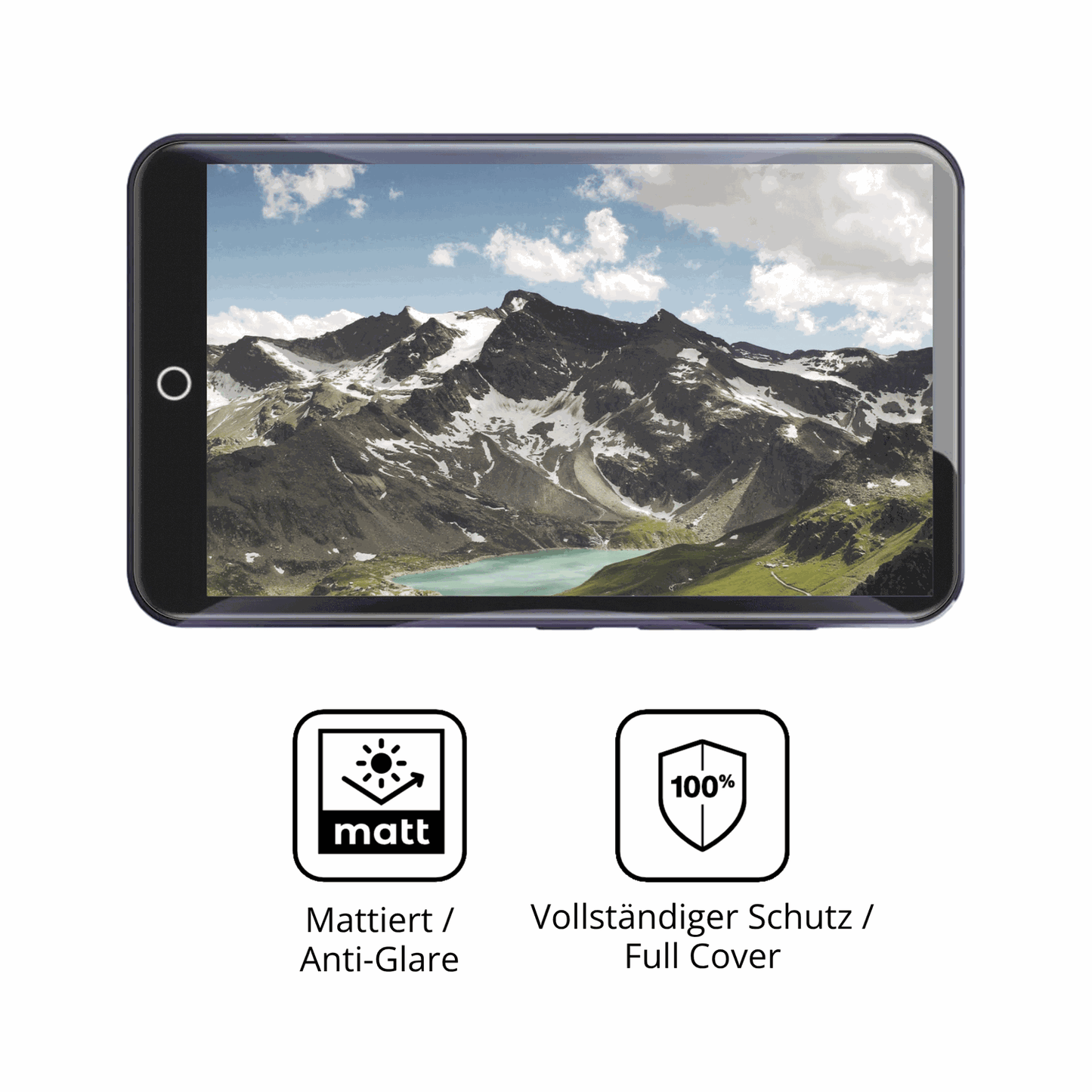Flexible TPU-Folie passend zugeschnitten für Fanvace EU-M31 MP3-Player, vollständige Abdeckung