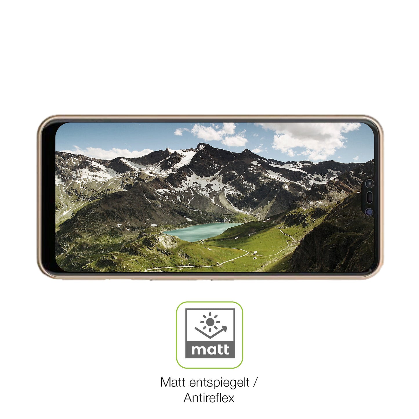 Flexible TPU-Folie passend zugeschnitten für Fujitsu Arrows M05, vollständige Abdeckung