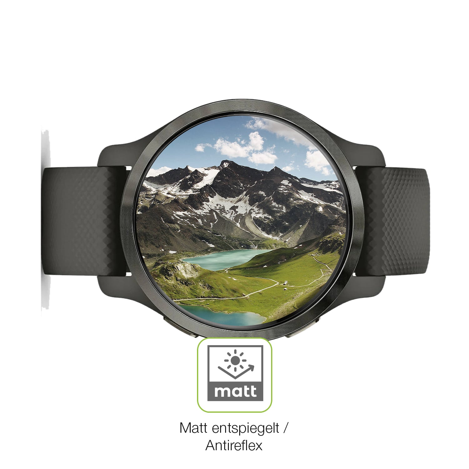 Flexible TPU-Folie passend zugeschnitten für Garmin Venu 2s, vollständige Abdeckung