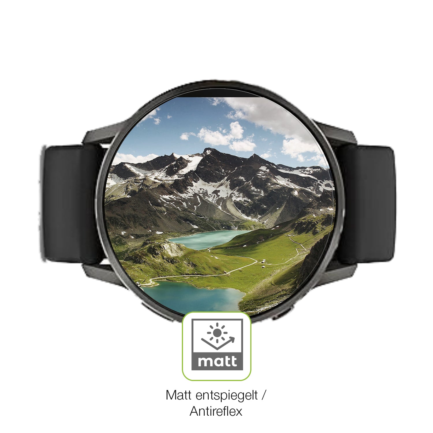 Flexible TPU-Folie passend zugeschnitten für Garmin Venu 4 45mm, vollständige Abdeckung