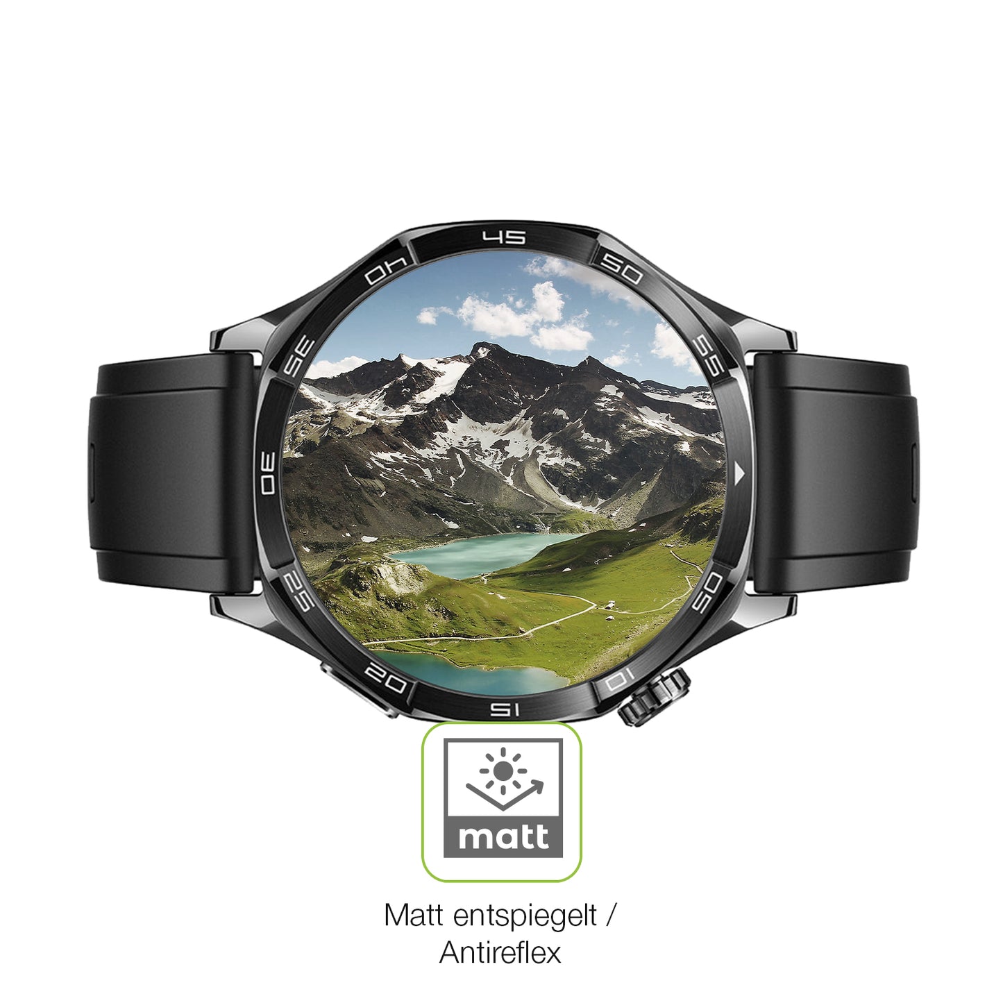 Flexible TPU-Folie passend zugeschnitten für Huawei Watch 5 42mm, vollständige Abdeckung