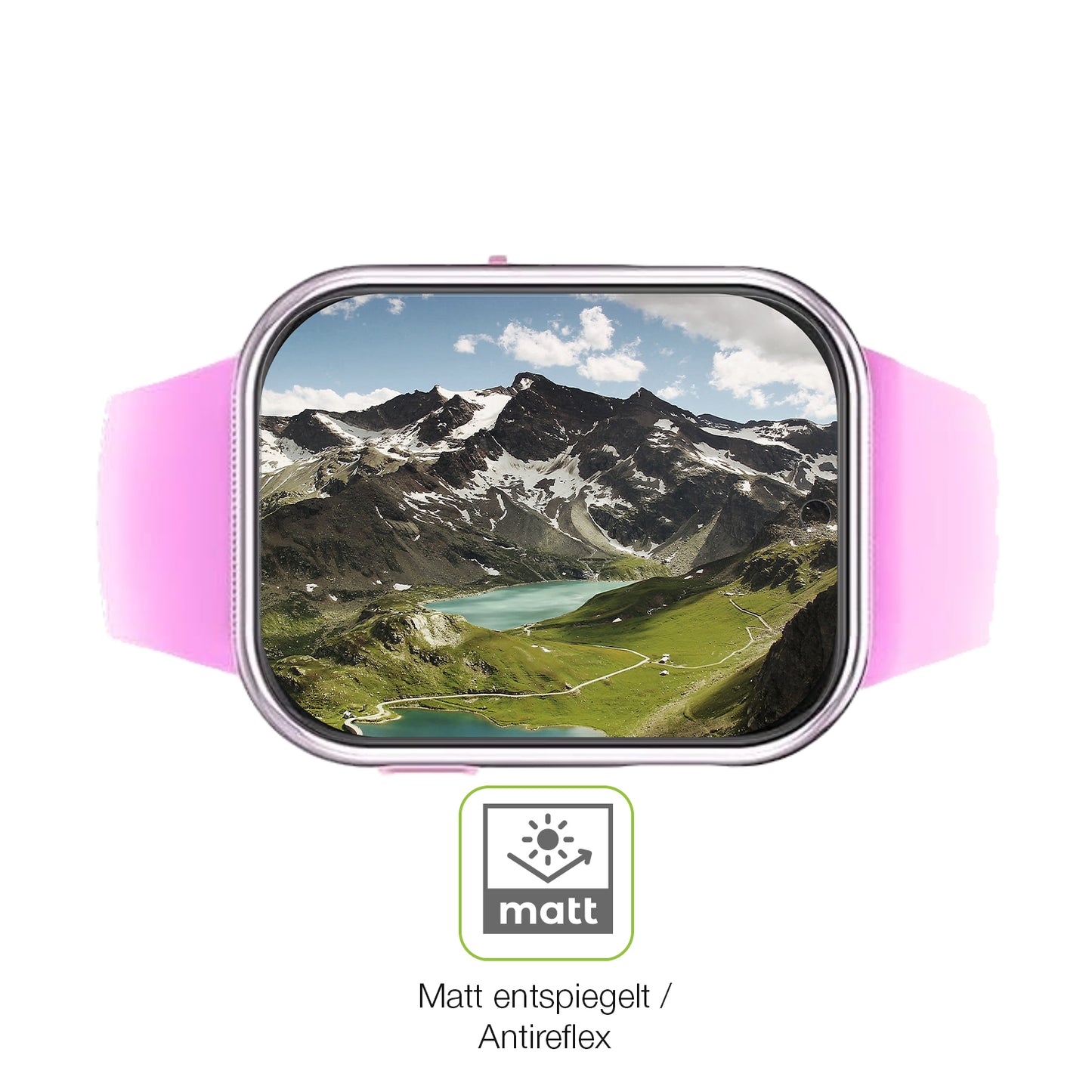 Flexible TPU-Folie passend zugeschnitten für Igreeman Kinder Smartwatch, vollständige Abdeckung