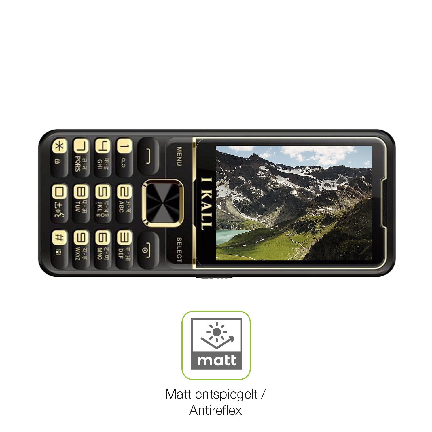 Flexible TPU-Folie passend zugeschnitten für iKall K99 Pro, vollständige Abdeckung
