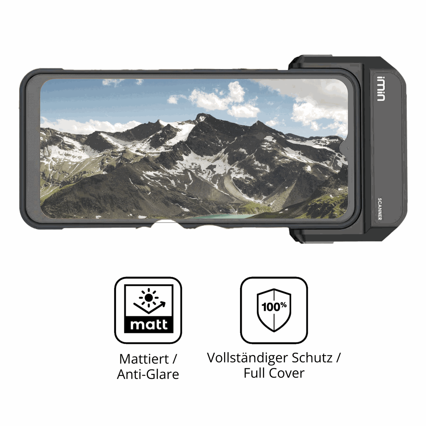 Flexible TPU-Folie passend zugeschnitten f�r IMIN Swift 1, vollst�ndige Abdeckung