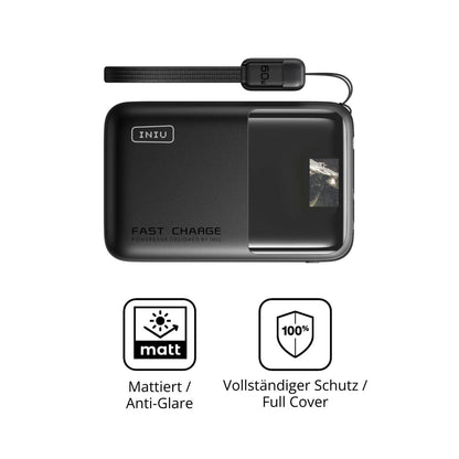 Flexible TPU-Folie passend zugeschnitten für INIU Cougar P63-E1, vollständige Abdeckung
