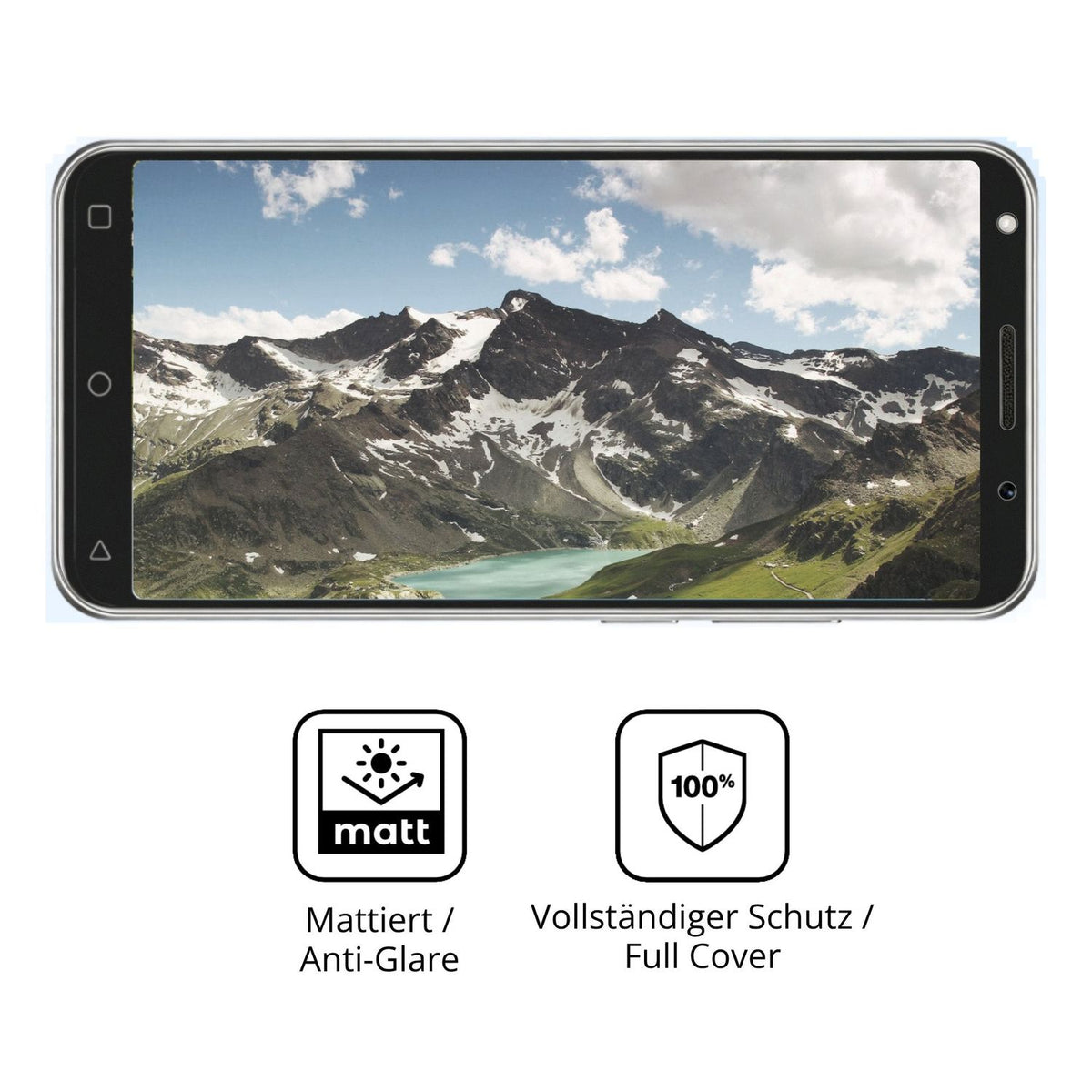 Flexible TPU-Folie passend zugeschnitten für JoyHandy Hot50, vollständige Abdeckung