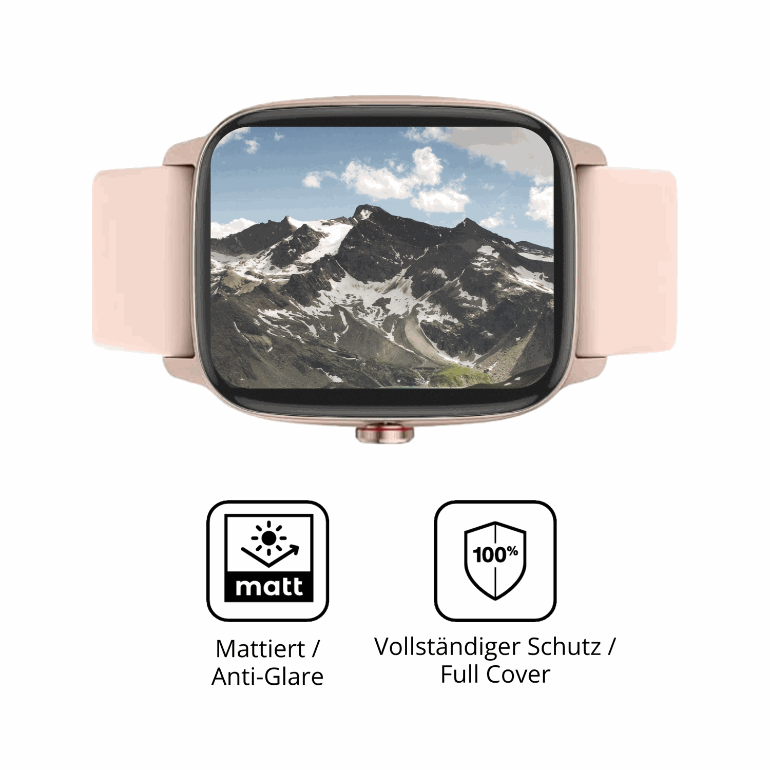 Flexible TPU-Folie passend zugeschnitten f�r KIBFLE TGW01 1.85 Zoll, vollst�ndige Abdeckung
