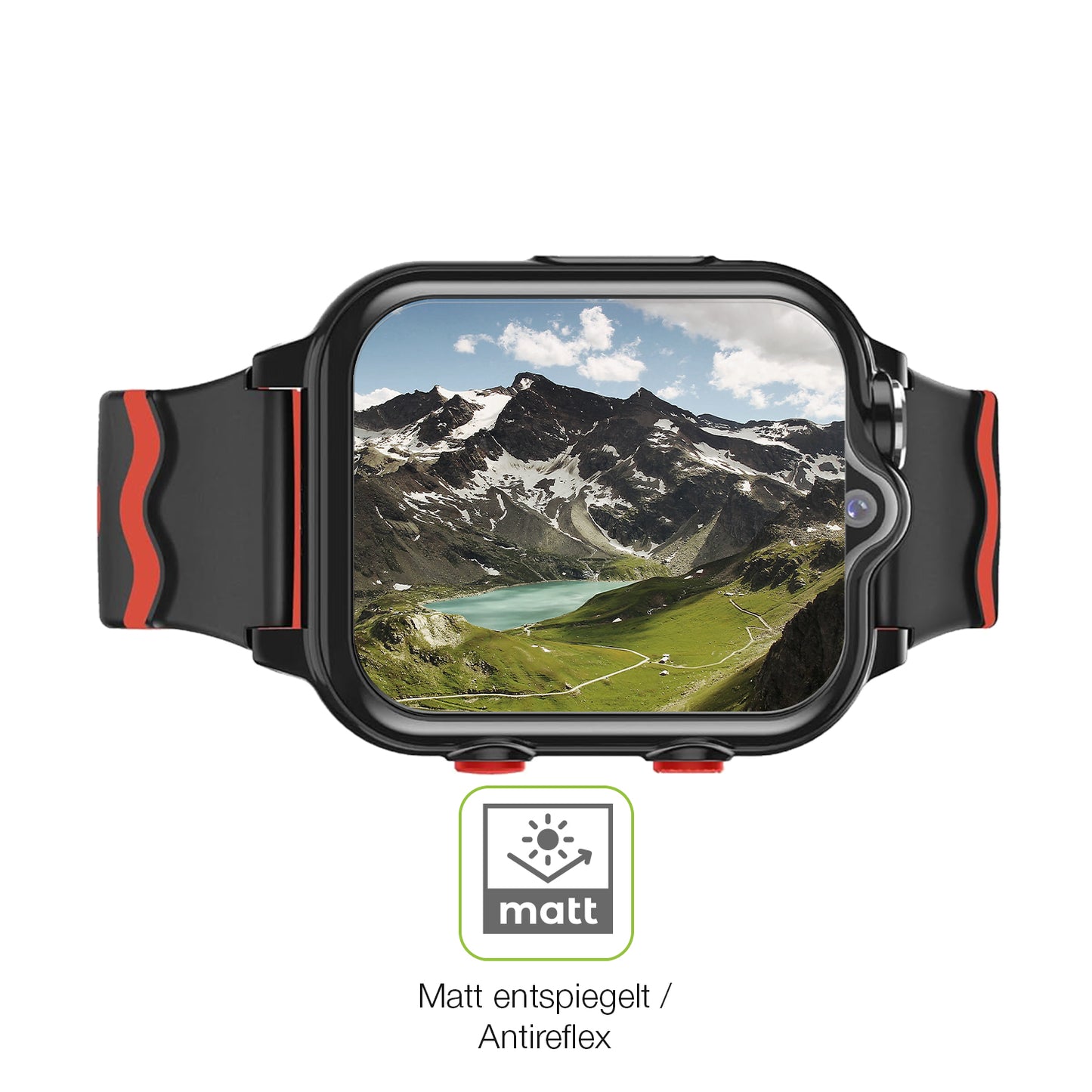 Flexible TPU-Folie passend zugeschnitten für Krostming Kids Smartwatch GPS 4G, vollständige Abdeckung