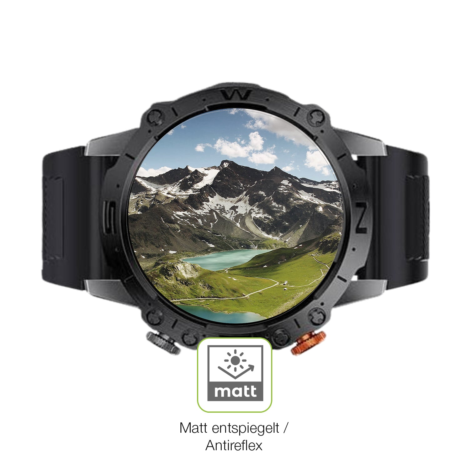 Flexible TPU-Folie passend zugeschnitten für LIGE Smart Sports Watch I10, vollständige Abdeckung