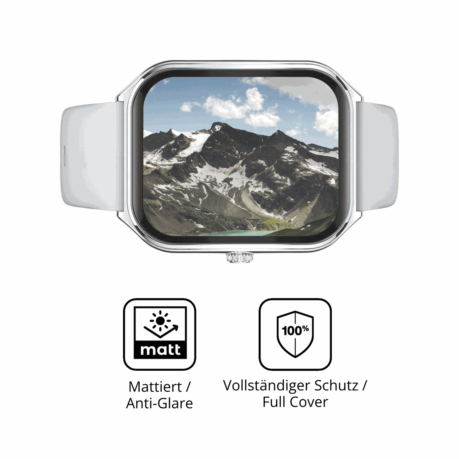 Flexible TPU-Folie passend zugeschnitten f�r MaxCom FW74, vollst�ndige Abdeckung