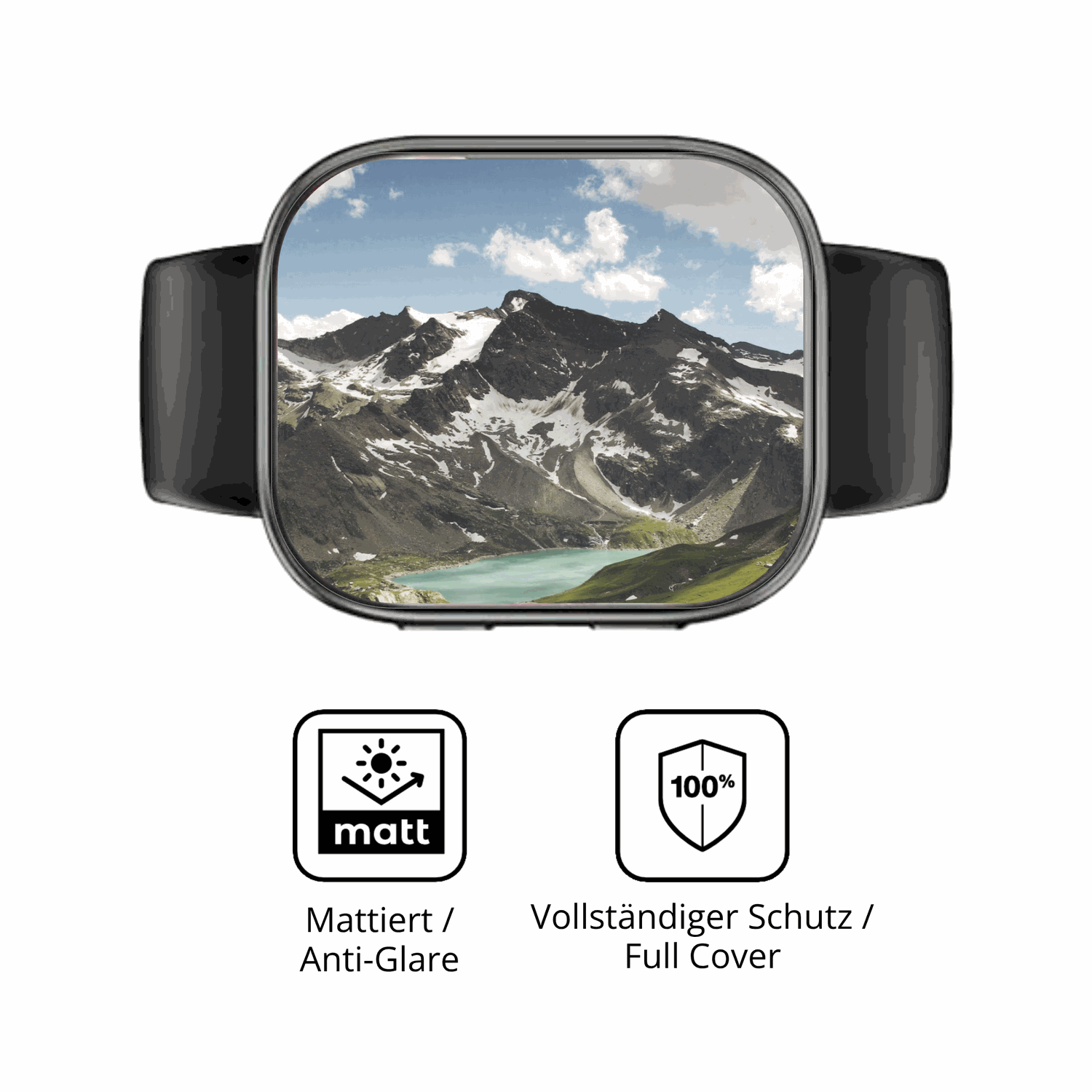 Flexible TPU-Folie passend zugeschnitten f�r Mingtawn T8 1.83 Zoll, vollst�ndige Abdeckung