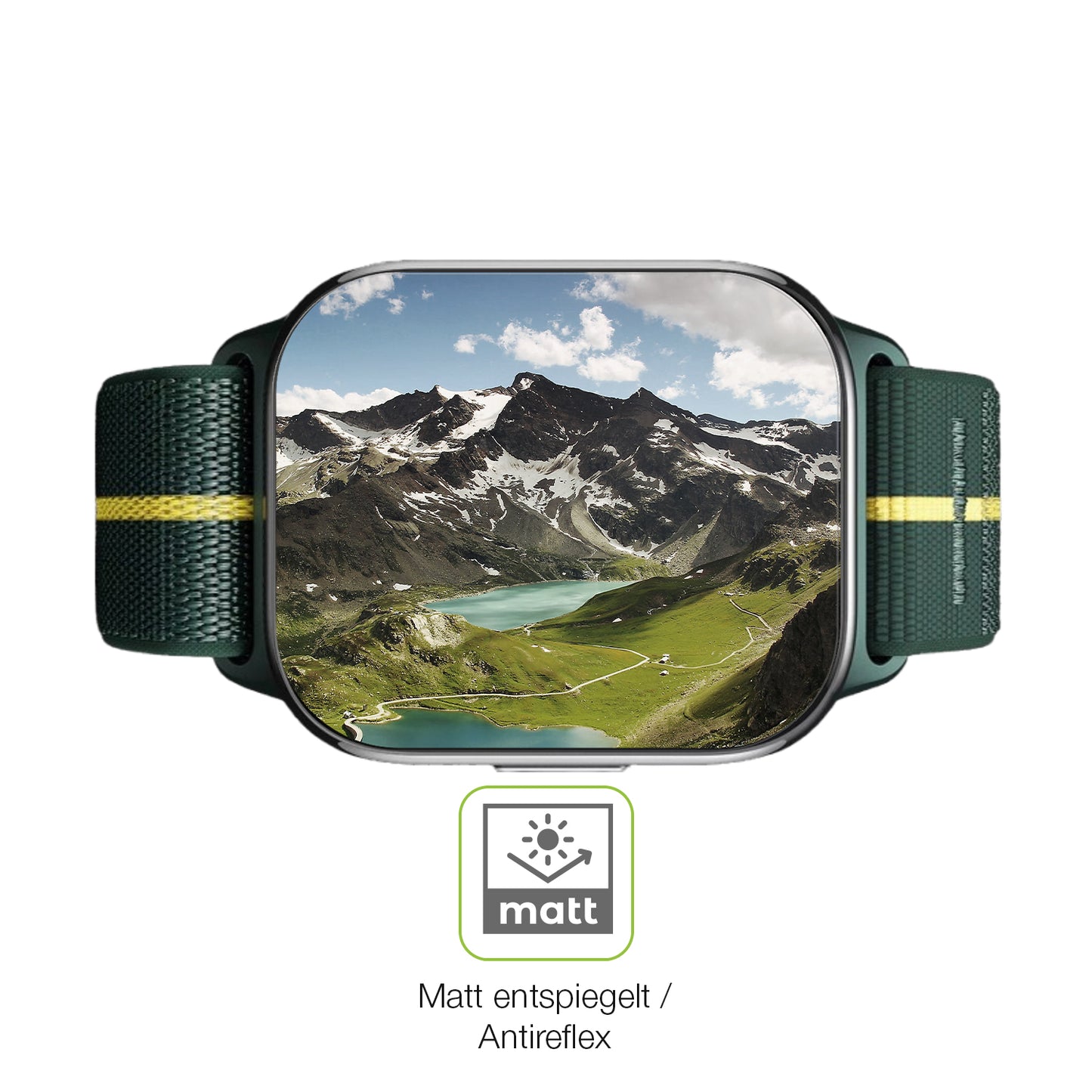 Flexible TPU-Folie passend zugeschnitten für Motorola Moto Watch Fit, vollständige Abdeckung