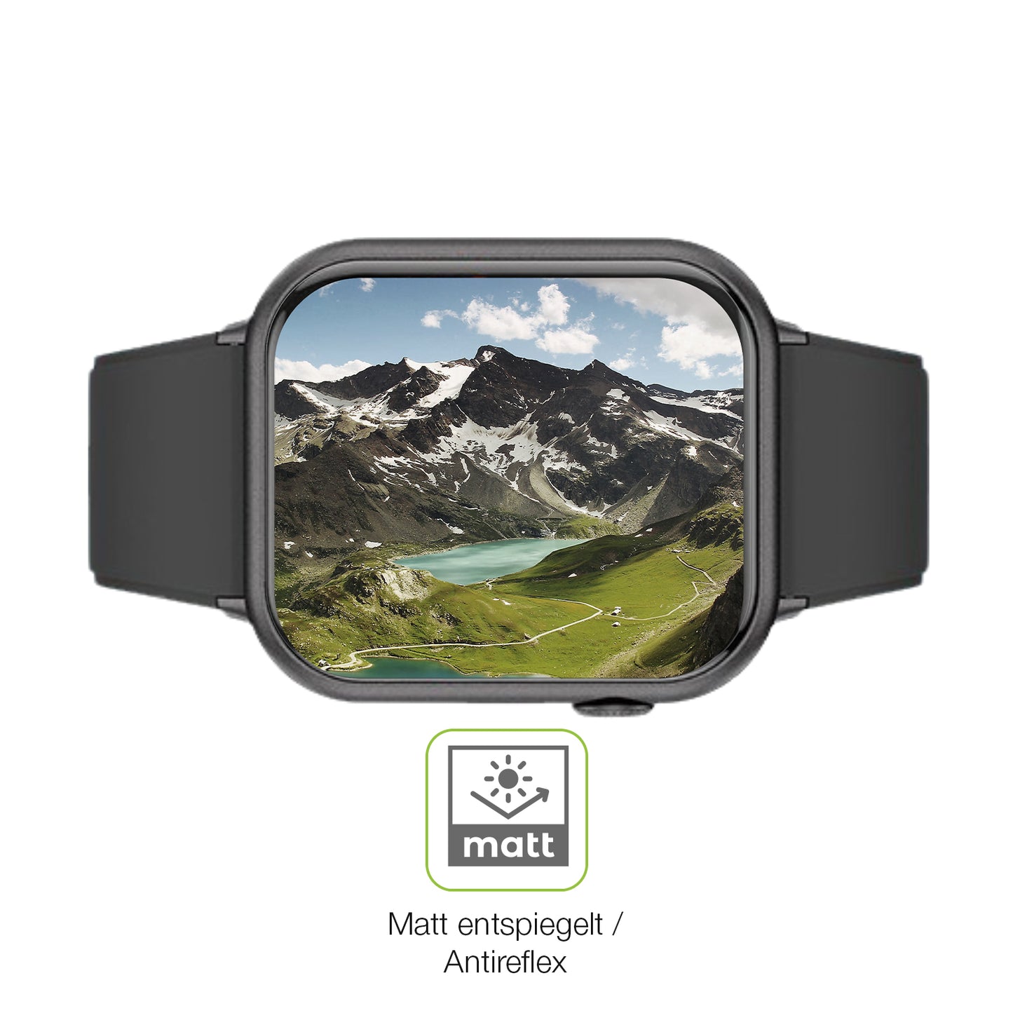 Flexible TPU-Folie passend zugeschnitten für Mutoy Smartwatch 1.83 Zoll, vollständige Abdeckung