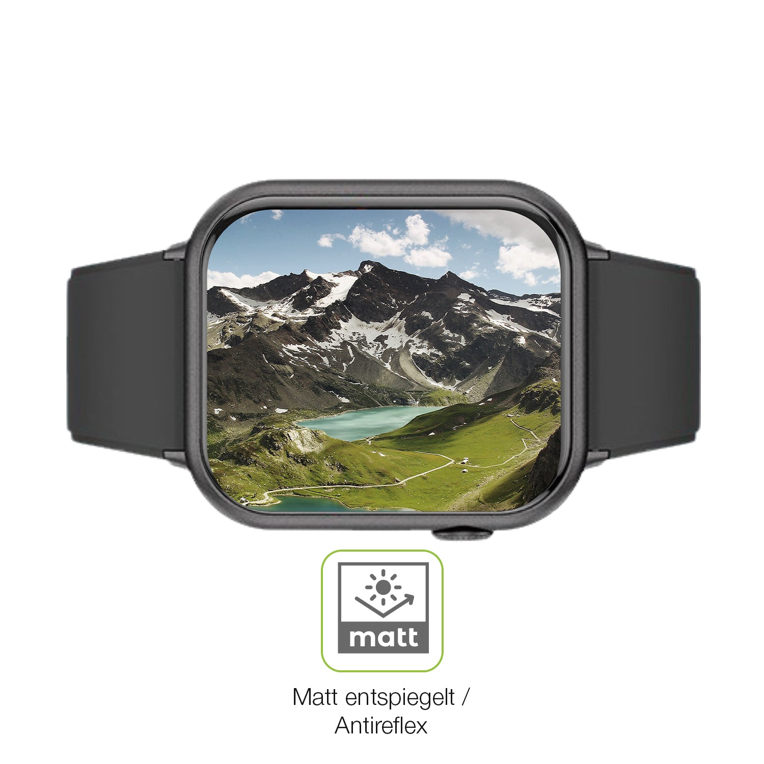 Flexible TPU-Folie passend zugeschnitten für Mutoy Smartwatch 1.83 Zoll, vollständige Abdeckung