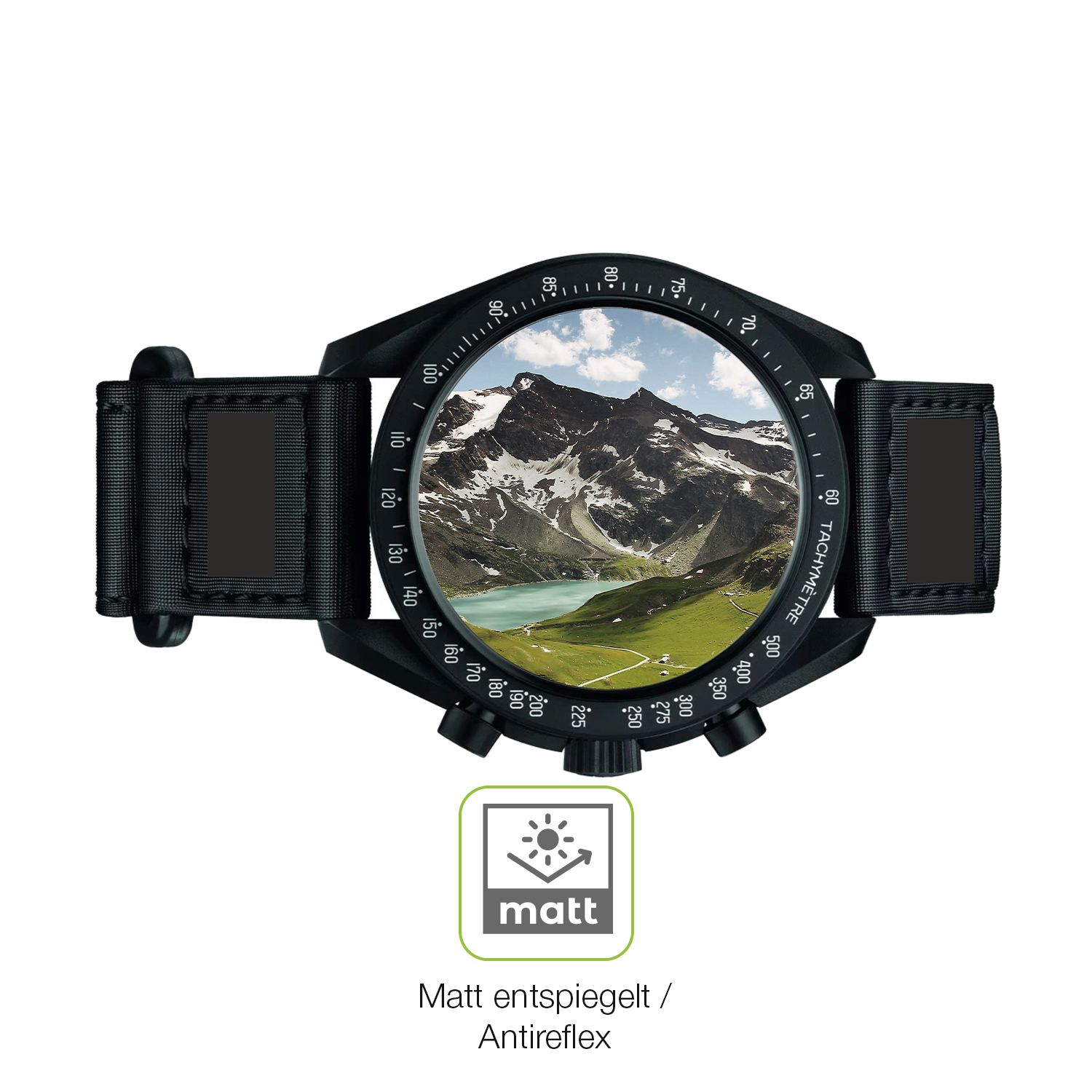 Flexible TPU-Folie passend zugeschnitten für Omega x Swatch Speedmaster Moonswatch, vollständige Abdeckung