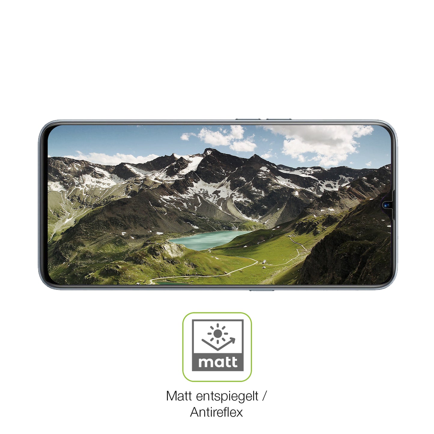 Flexible TPU-Folie passend zugeschnitten für Oppo Realme XT, vollständige Abdeckung