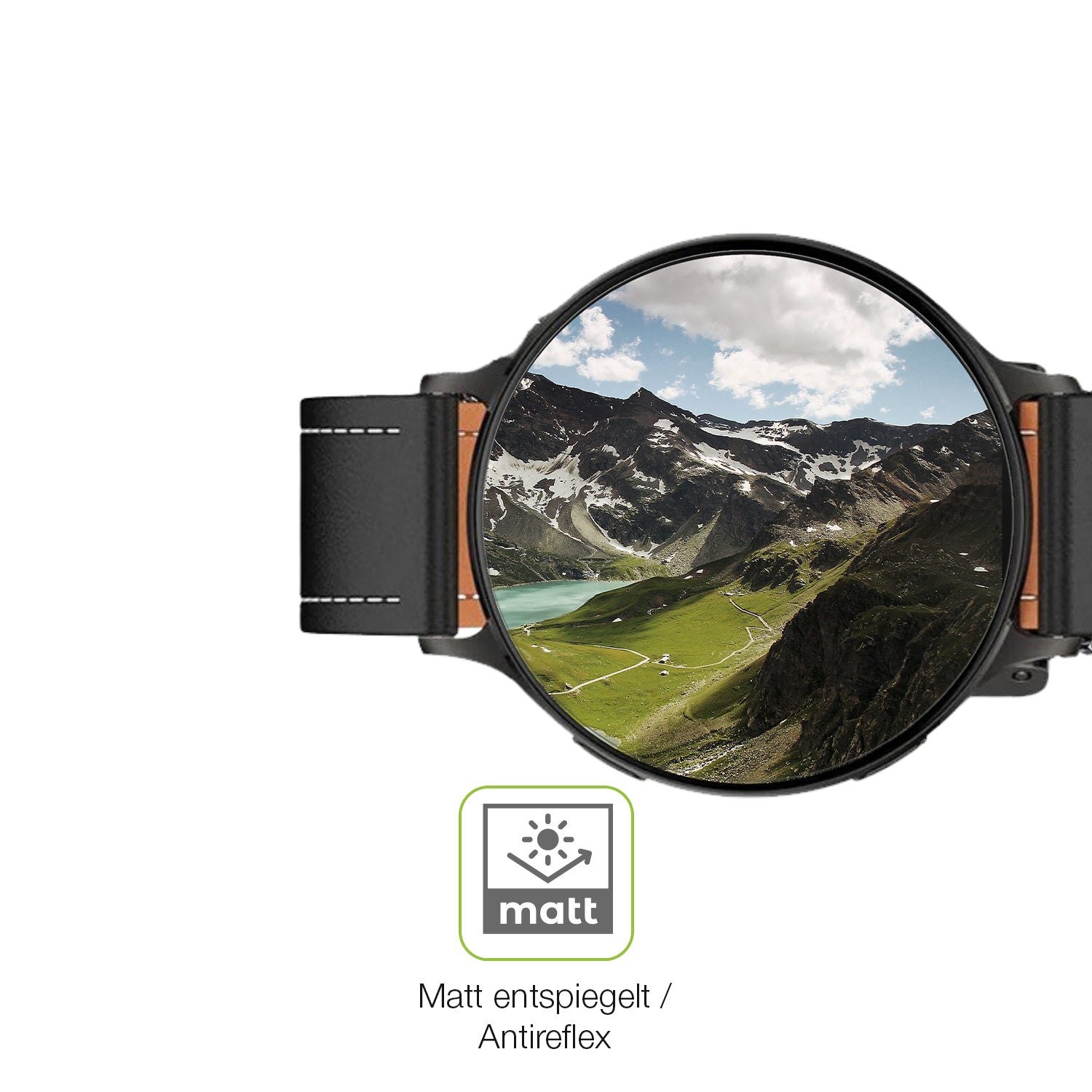 Flexible TPU-Folie passend zugeschnitten für Pireware Nano Smartwatch, vollständige Abdeckung