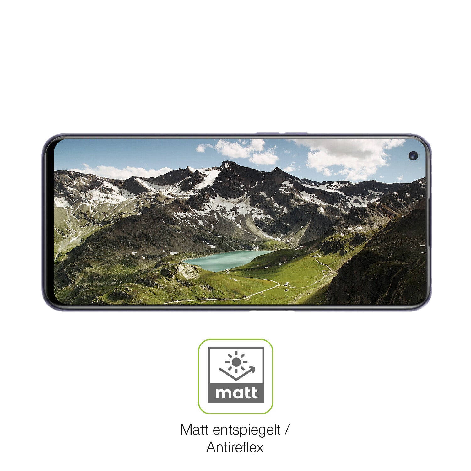 Flexible TPU-Folie passend zugeschnitten für Realme Q3s, vollständige Abdeckung