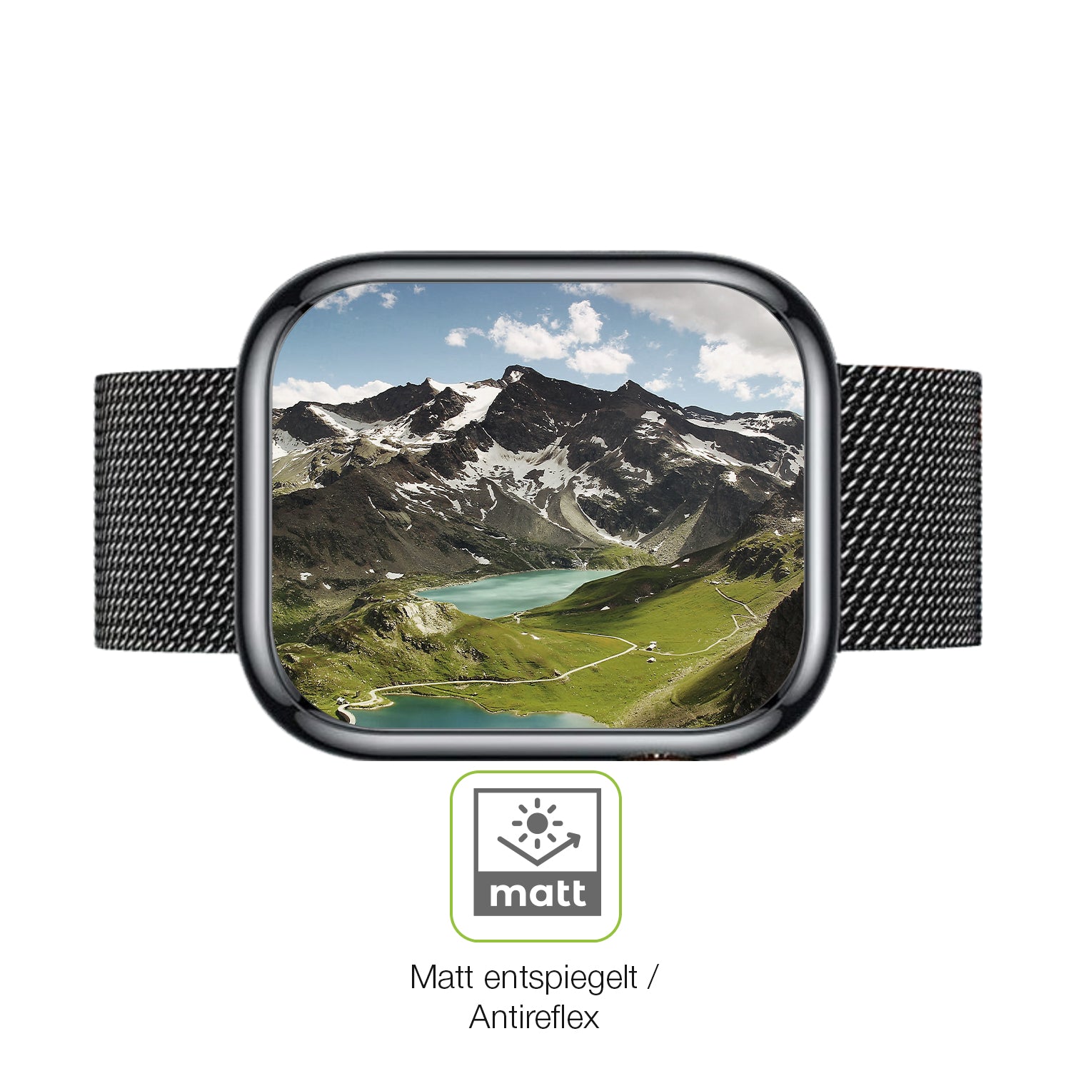 Flexible TPU-Folie passend zugeschnitten für Ruxingx 1.47 Zoll Smartwatch, vollständige Abdeckung