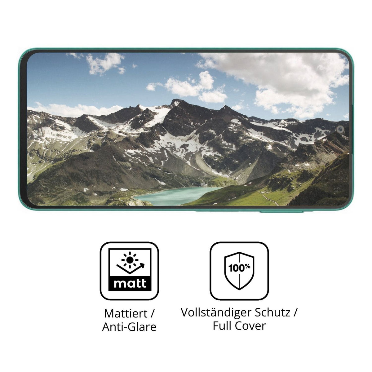 Flexible TPU-Folie passend zugeschnitten für Samsung Galaxy F70 Pro 5G, vollständige Abdeckung