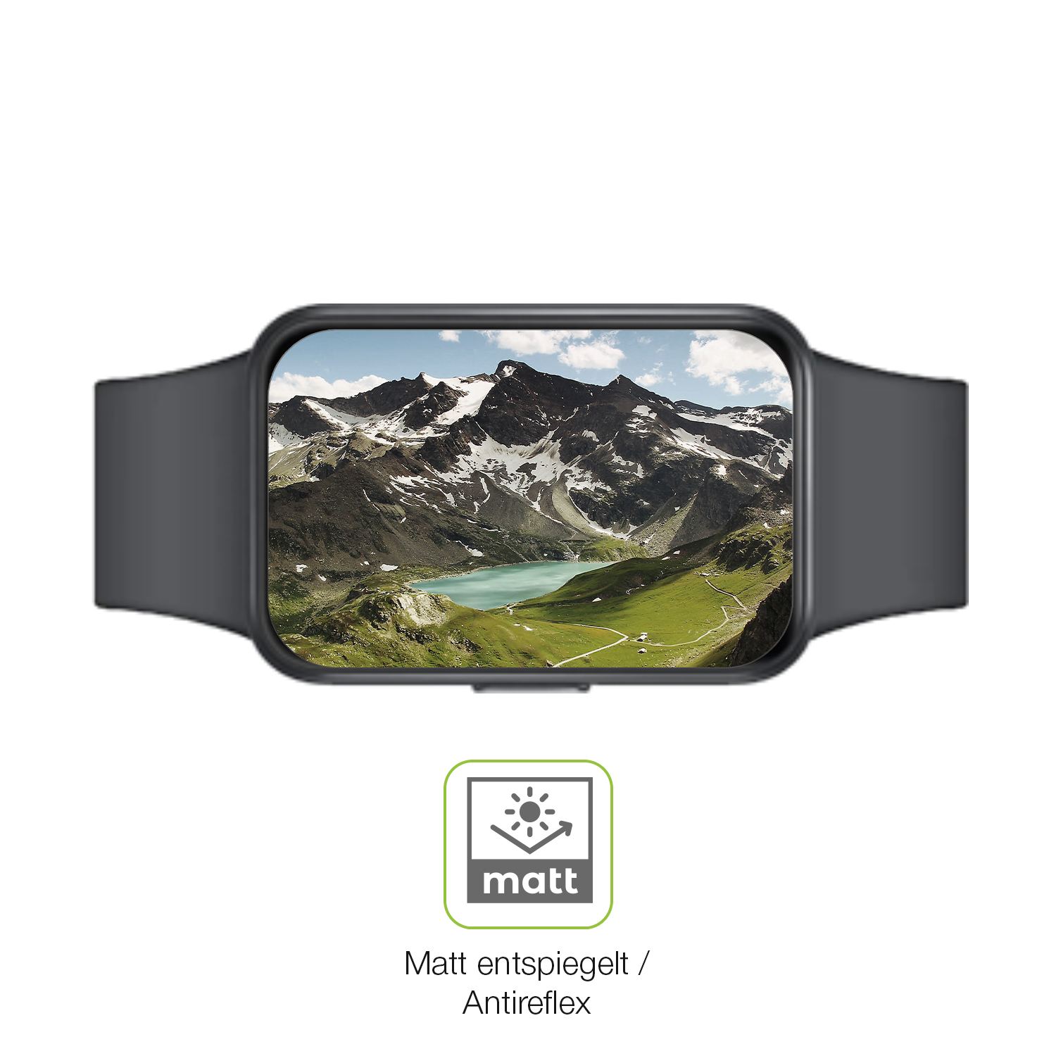 Flexible TPU-Folie passend zugeschnitten für Samsung Galaxy Fit 3, vollständige Abdeckung