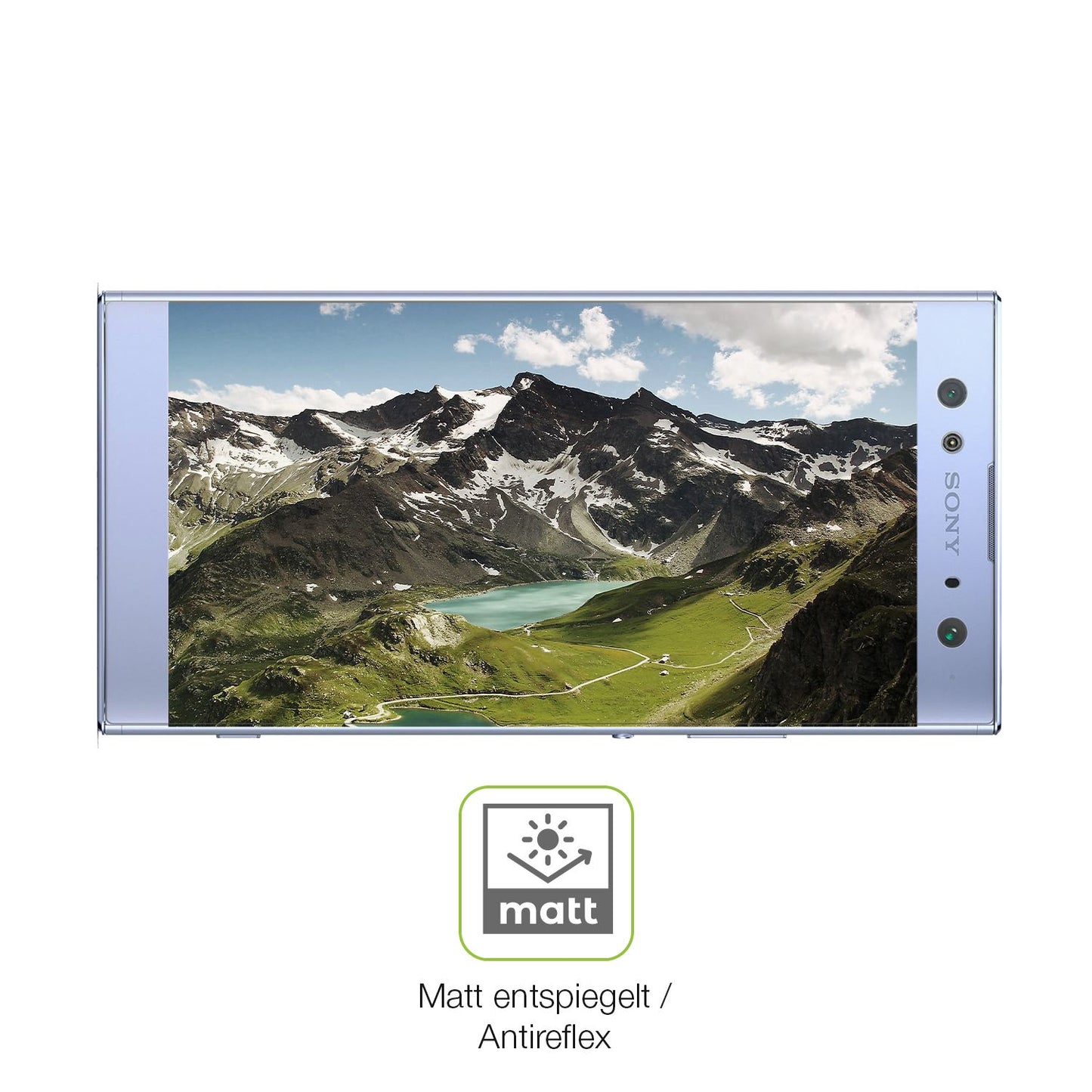 Flexible TPU-Folie passend zugeschnitten für Sony Xperia XA2 Ultra, vollständige Abdeckung