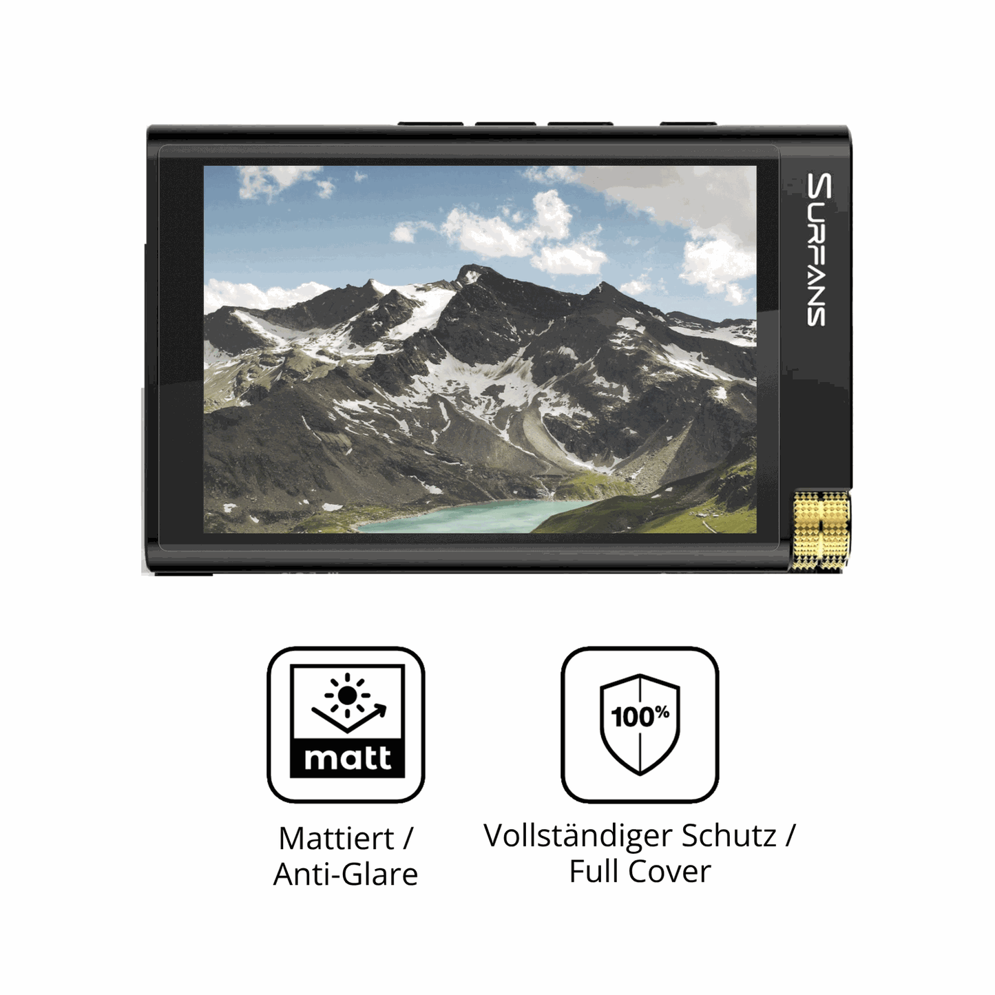 Flexible TPU-Folie passend zugeschnitten für Surfans F28, vollständige Abdeckung
