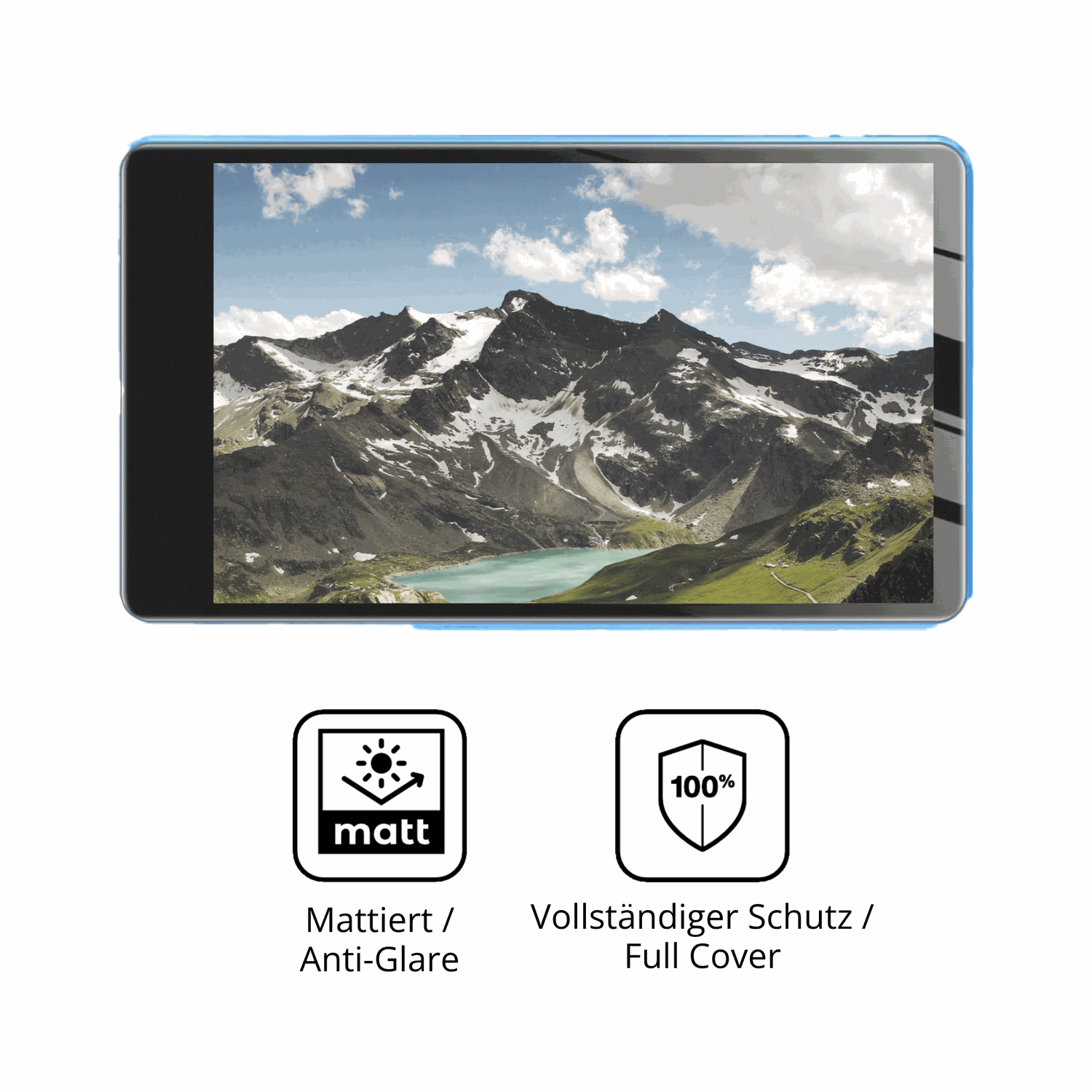 Flexible TPU-Folie passend zugeschnitten für SWOFY M503 Pro MP3-Player, vollständige Abdeckung